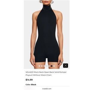 Backless Bodysuit